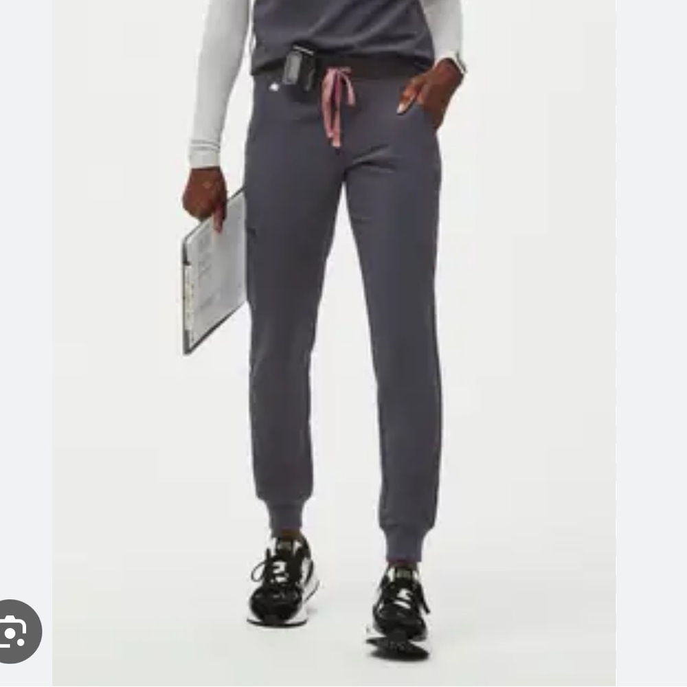 Figs Charcoal Zamora Jogger Scrub Pants | Size Small